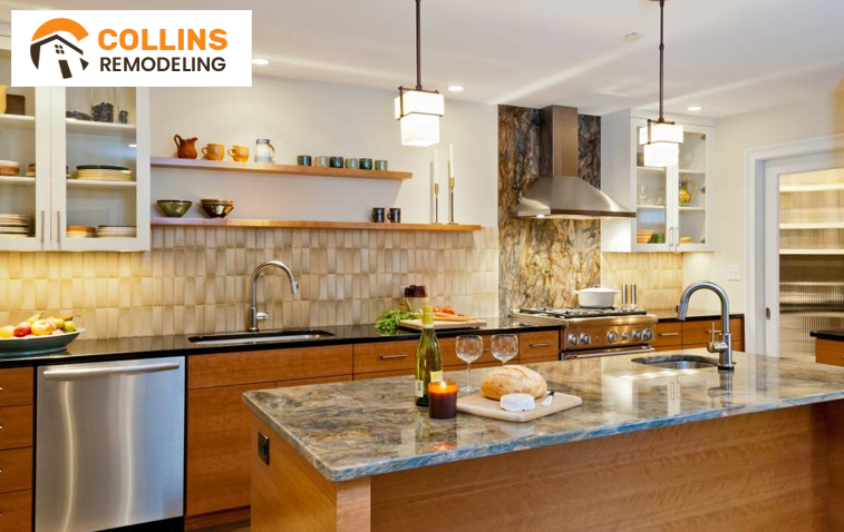 Minimalist kitchen with lower storage solutions and ample counter space.